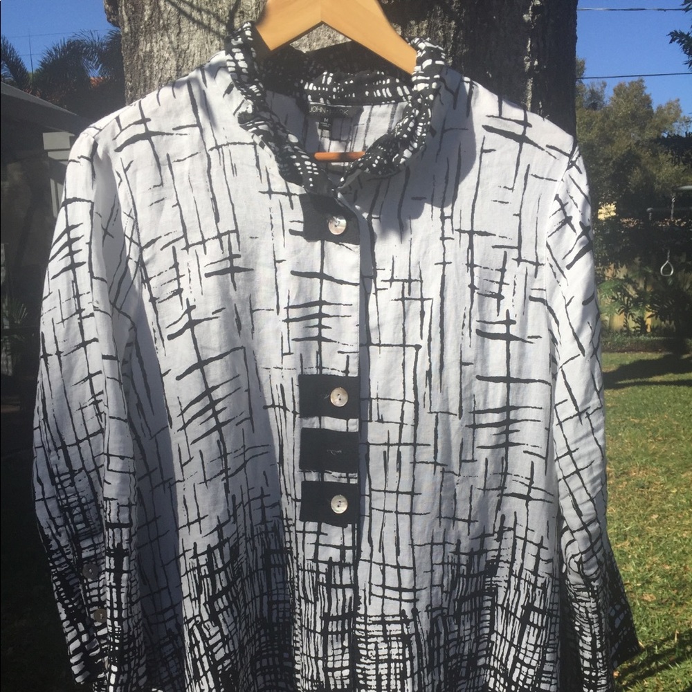 John Mark swing jacket, 100% linen